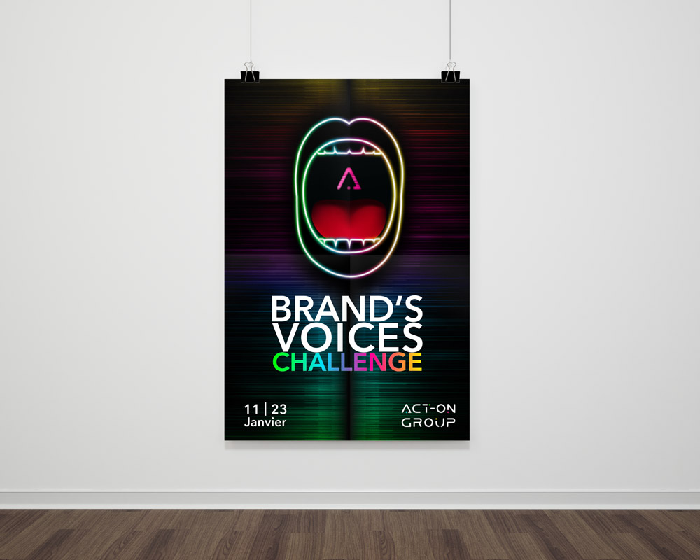 Affiche Brand's Voices challenge